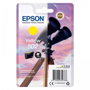 Tinteiro Epson Original Singlepack Yellow 502 Ink